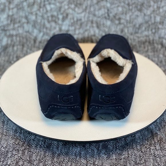 UGG Ascot Slipper Men's 10 - True Navy Suede - Picture 6 of 10